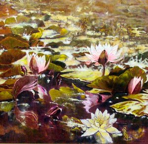 Lirios en los jardines de Melbourne de Mary Smith