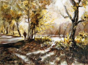Caminando junto al lago Rudyard de Mary Smith