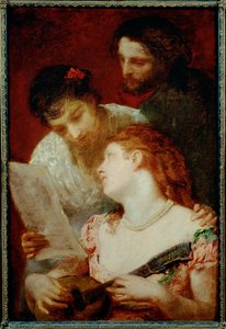 Una fiesta musical ... (pintura sobre lienzo) de Mary Stevenson Cassatt