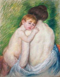 La espalda desnuda, 1906 de Mary Cassatt