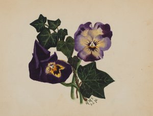 Sin título Pensamientos y Hiedra, 1876