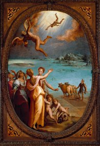 La caída de Ícaro de Maso da San Friano
