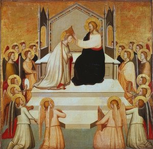 La coronación de María. 1335-40 de Maso di Banco