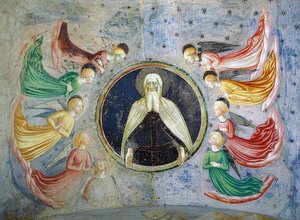 Dios Padre rodeado de ángeles, 1435