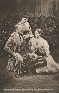 Charles Dickens leyendo a sus hijas de Mason and Co.