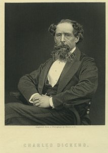 Charles Dickens, retrato después de una fotografía de Herbert Watkins de Mason and Co.