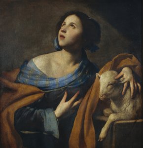 Santa Inés de Massimo Stanzione