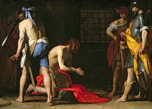 La decapitación de Juan el Bautista, 1634