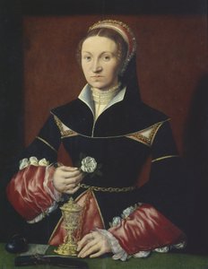 Retrato de una dama, 1536 de Master A.W.