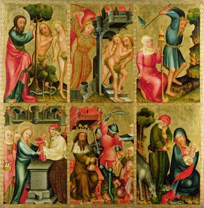 Ala derecha del Altar Mayor de San Pedro en Hamburgo, el Altar de Grabower, 1383
