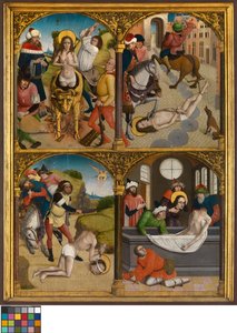 La leyenda de San Jorge, c.1500-10 (óleo sobre tabla) de Master Bruges