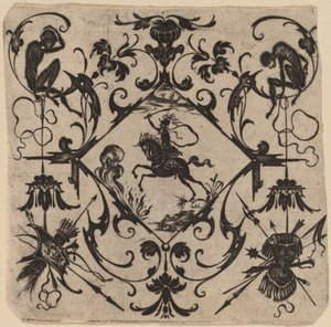 Ornamento con grotesco de Master CR