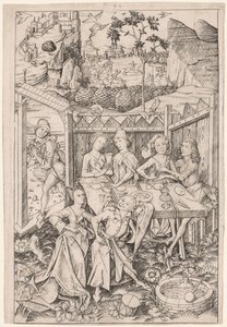 The Garden of Love (Large Plate) de Master ES