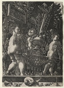 Angels Carrying the Emblems of the Passion de Master H. L.