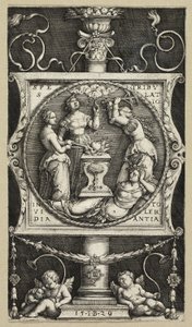 Exlibris de Willibald Pirckheimer de Master I.B.