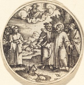 Cristo con tres de sus apóstoles de Master IB