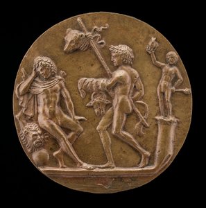 Hércules con figuras báquicas de Master IO.FF.