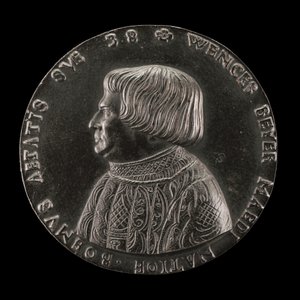Václav Payer Wenceslaus Beyer, 1488-1537, Médico del Estado de Bohemia [anverso], 1526 de Master M.P.