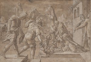 Adoración de los pastores, ca. 1549-50 de Master Of The Liechtenstein Adoration