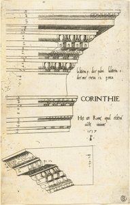 Entablamento de la Iglesia de Santa Bibiana, Roma de Master PS