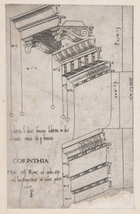 Entablamento del Foro de Trajano, Roma, 1537 de Master PS