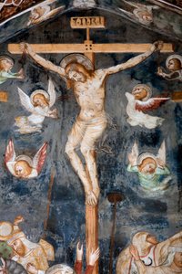 La Crucifixión (detalle) de Master Trecentesco of Sacro Speco School