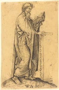 El Apóstol Simón de Master WH after Martin Schongauer