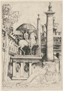 Alegoría de la fortaleza (?) de Master of 1515