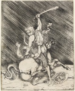 Hércules y Caco, c.1505-1520 de Master of 1515
