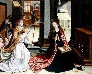 La Anunciación de Master of 1518