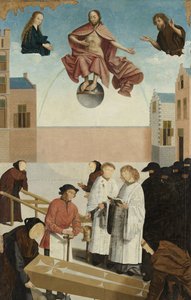 Las siete obras de misericordia
Panel de un políptico que representa las siete obras de misericordia: enterrar a los muertos de Master of Alkmaar