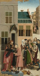Las siete obras de misericordia: Vestir al desnudo, 1504 de Master of Alkmaar