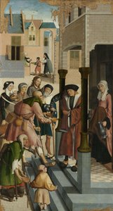 Las Siete Obras de Misericordia: Dar de Beber al Sediento, 1504 de Master of Alkmaar