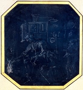 El Hijo Pródigo ante el Fuego, principios del siglo XVI de Master of Antwerp