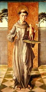 San Antonio de Padua con el Niño Jesús de Master of Astorga