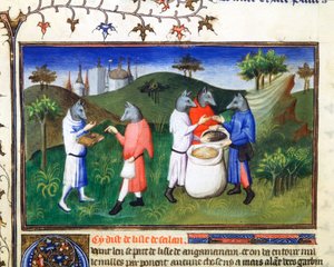 Hombres con cabeza de perro, finales del siglo XIII, principios del siglo XV de Master of Boucicaut