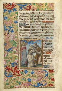Bautismo de Cristo de Master of Cardinal Bourbon