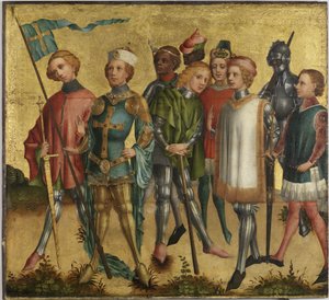 San Gereón de Colonia con soldados, ca. 1460 de Master of Cologne
