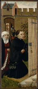 Tríptico de la Anunciación (Retablo de Merode), c.1427-32 de Master of Flémalle
