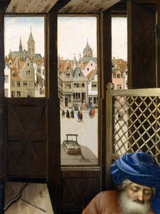 Tríptico de la Anunciación (Retablo de Merode), c.1427-32 de Master of Flémalle