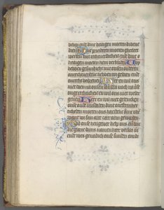 Libro de Horas Uso de Utrecht: fol. 174v, Texto de Master of Gijsbrecht van Brederode