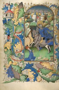San Jorge y el dragón de Master of Guillebert de Mets