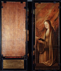 Adoración de los Reyes Magos, paneles cerrados (óleo sobre madera) de Master of Hoogstraten