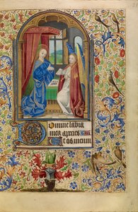 La Anunciación de Master of Jacques of Luxembourg