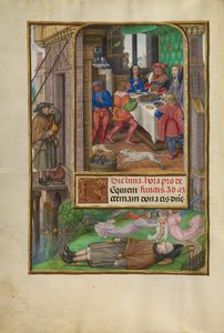 El festín de Dives de Master of James IV of Scotland