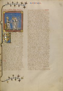 Ester ante el rey Asuero de Master of Jean de Mandeville