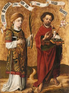 Santos Esteban y Juan el Bautista de Master of Liesborn