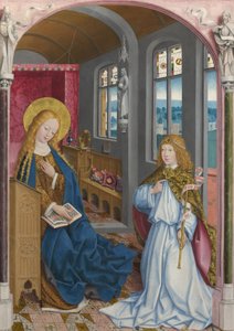 La Anunciación El Retablo de Liesborn de Master of Liesborn