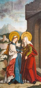 Alemán: The Visitation Visitación de Master of Messkirch