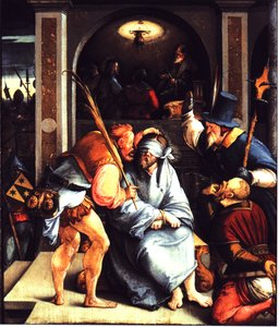 Burlas a Cristo. de Master of Messkirch
